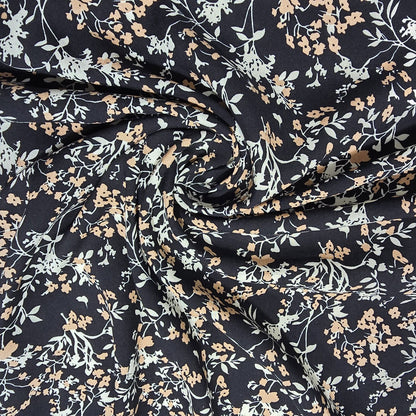 Viscose Challis Print Fabric 58" By The Meter Soft Lightweight Material