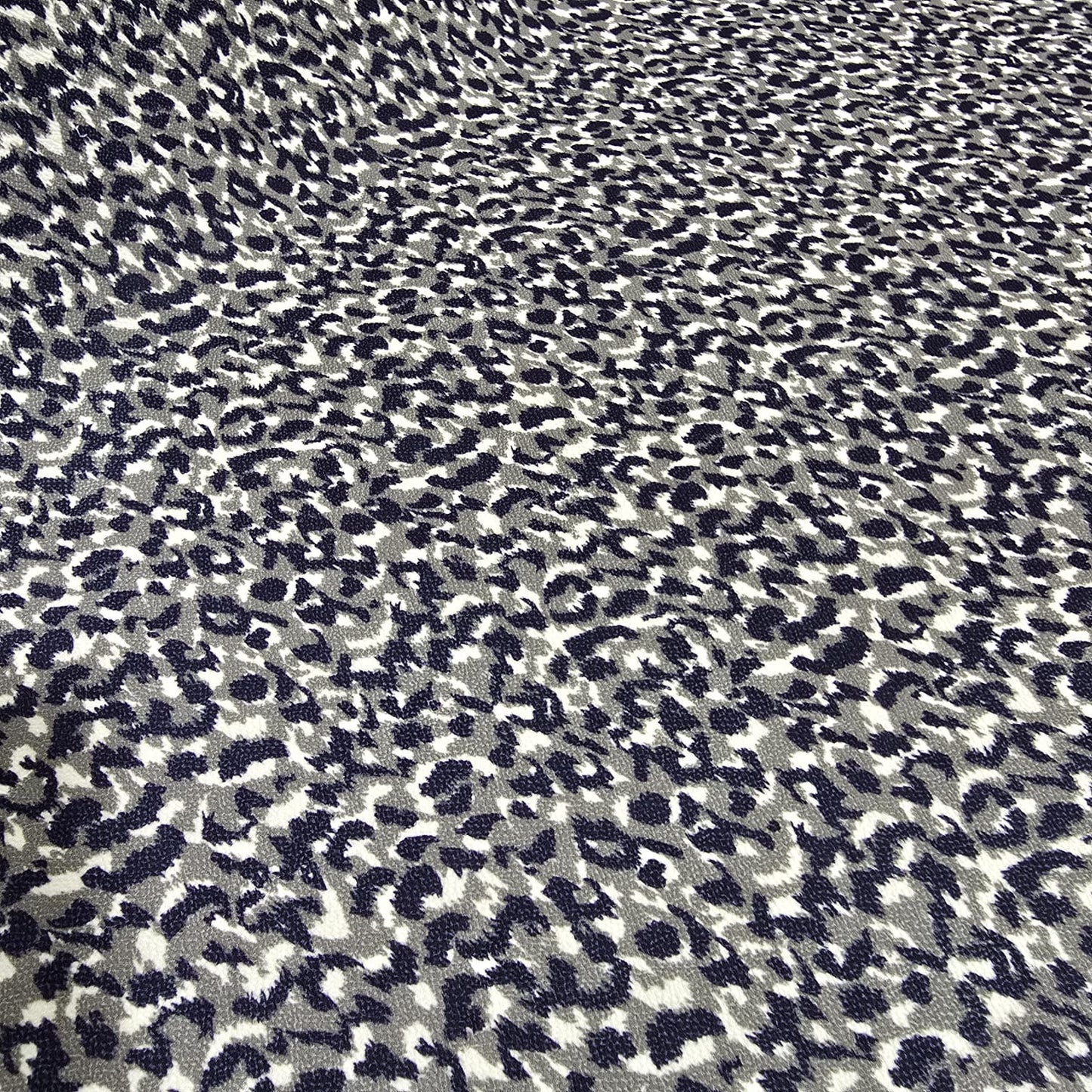 Animal Print Bubble Crepe Fabric 58" Wide | Leopard Print Dressmaking & Craft Fabric by the Metre