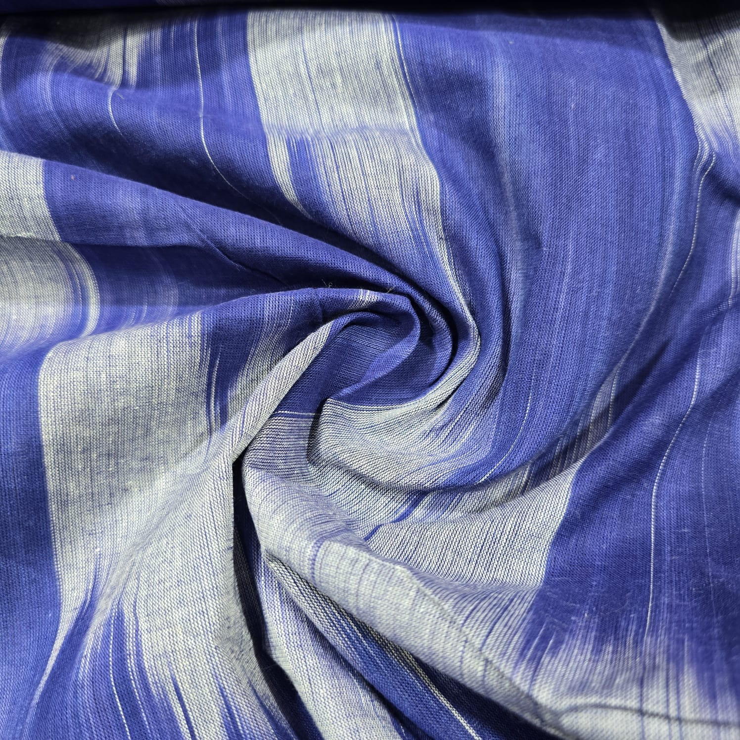 Ikat Stripe Cotton Lawn Fabric 44