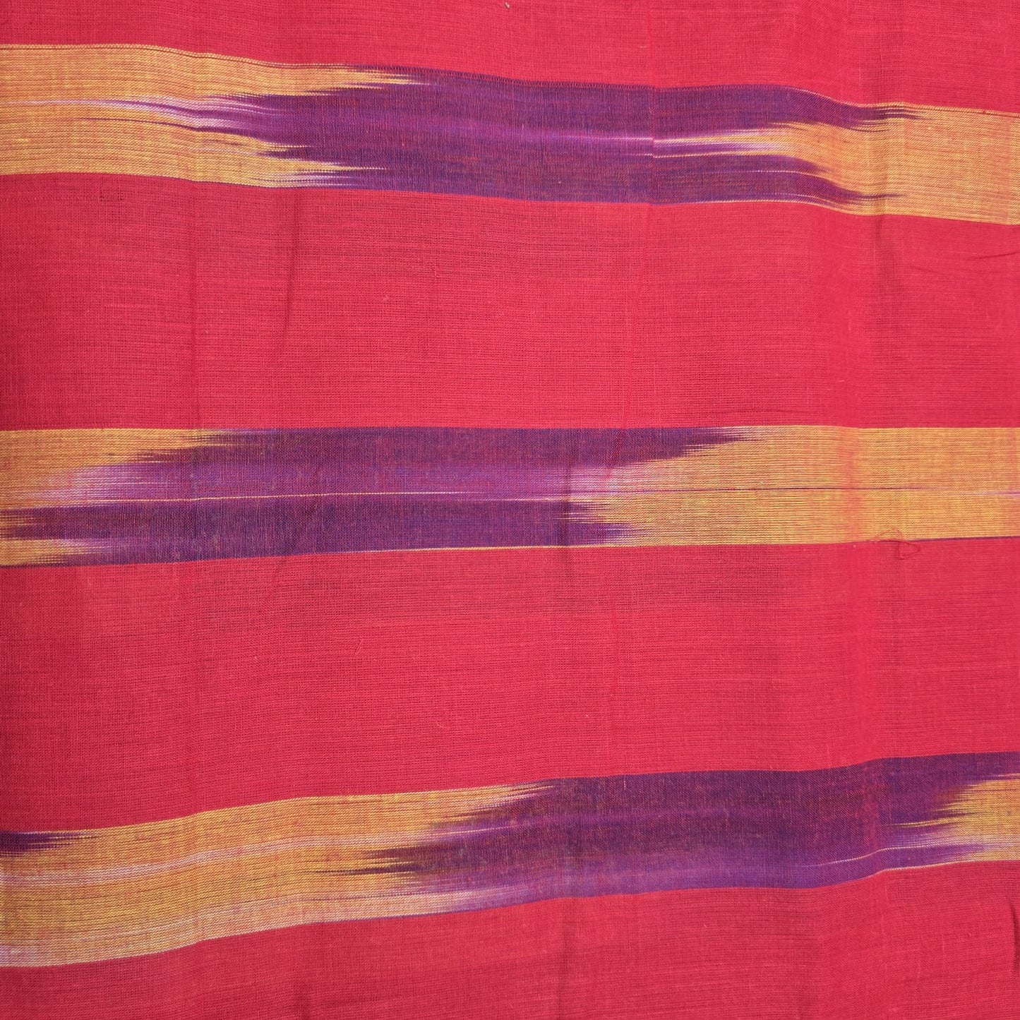 Ikat Stripe Cotton Lawn Fabric 44" Wide | Lightweight Dressmaking, Craft & Summer