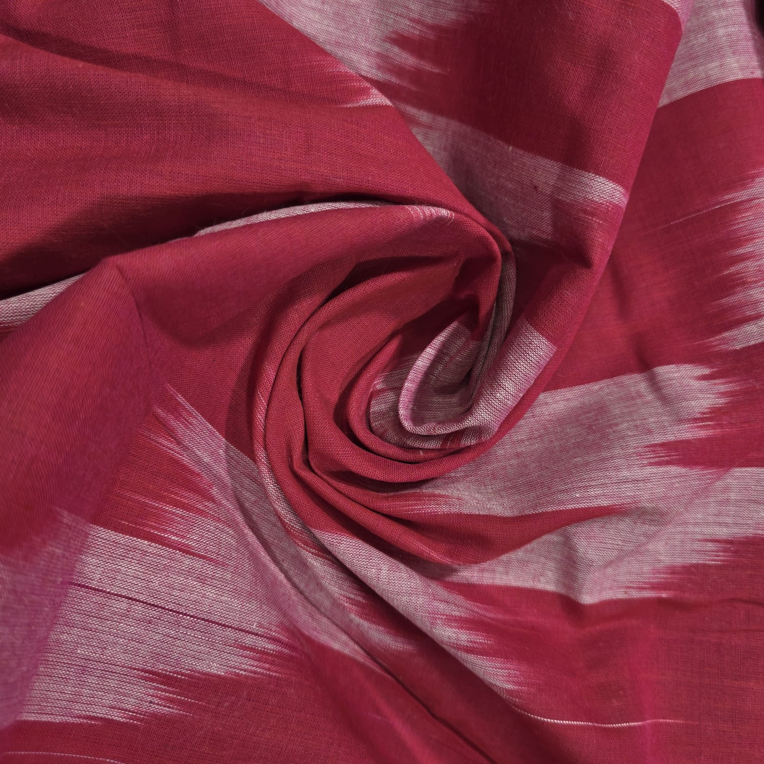 Ikat Stripe Cotton Lawn Fabric 44