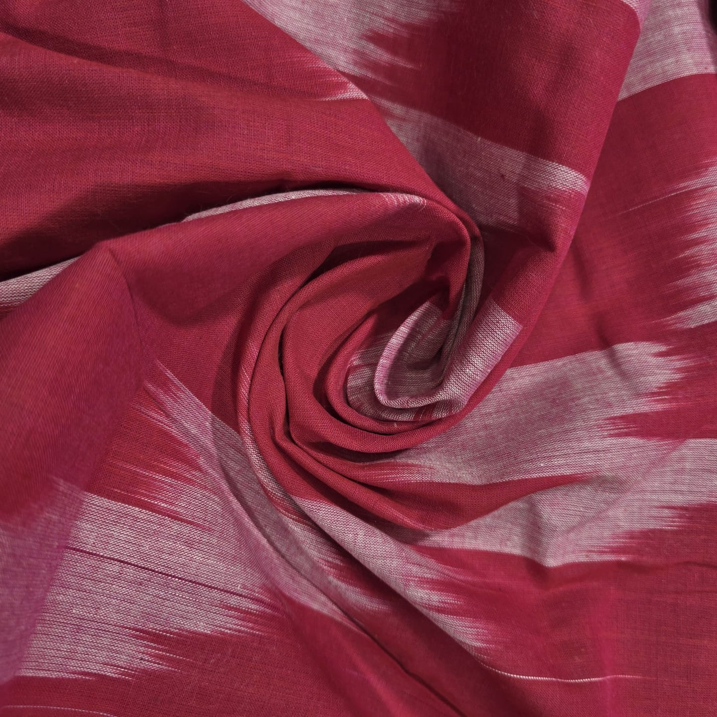 Ikat Stripe Cotton Lawn Fabric 44" Wide | Lightweight Dressmaking, Craft & Summer