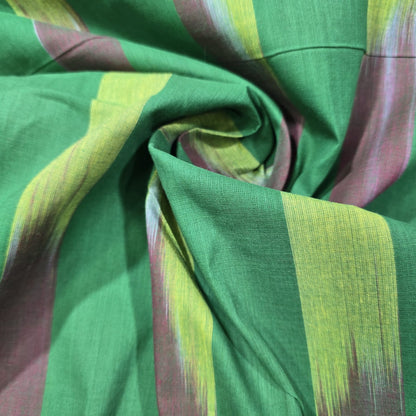 Ikat Stripe Cotton Lawn Fabric 44" Wide | Lightweight Dressmaking, Craft & Summer