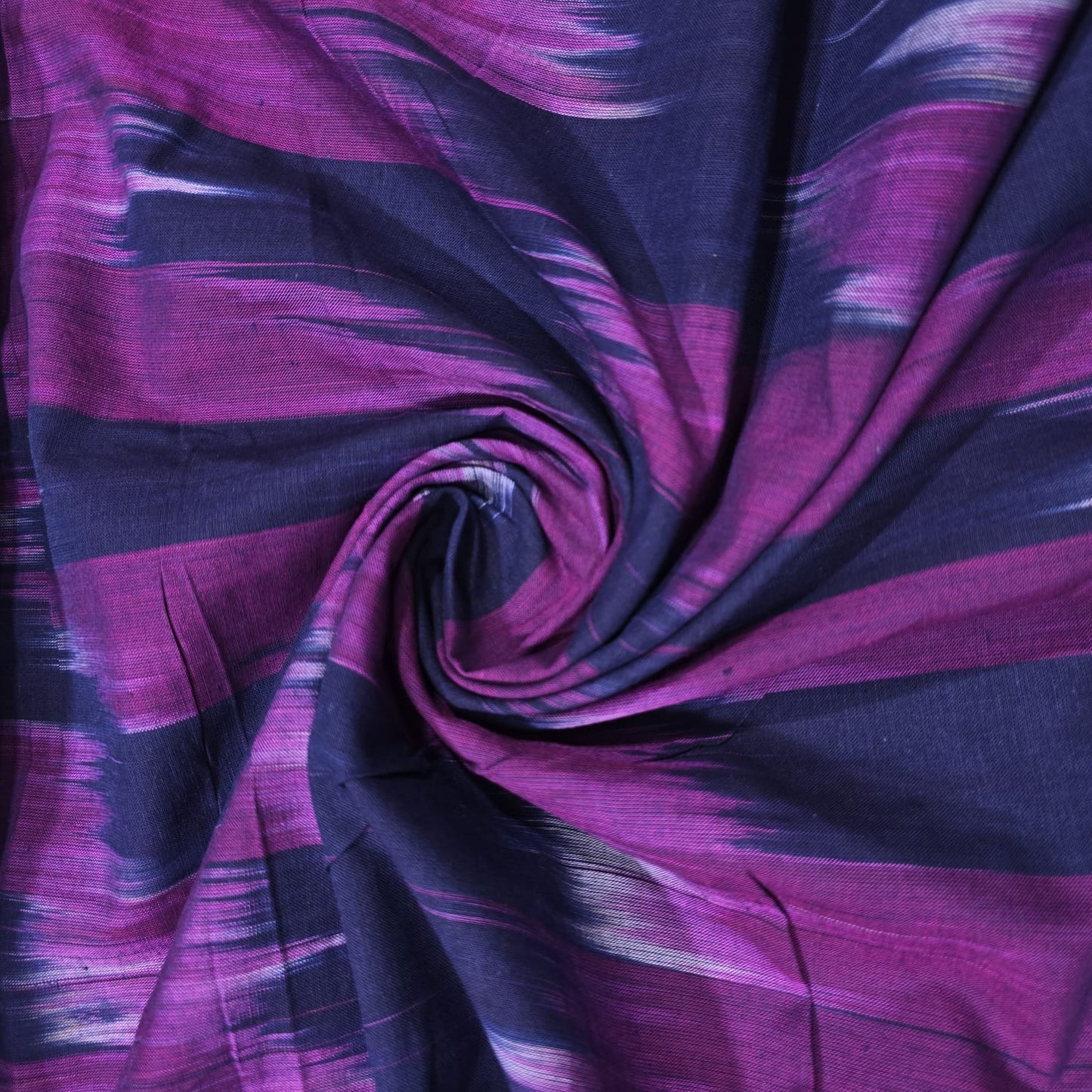 Ikat Stripe Cotton Lawn Fabric 44" Wide | Lightweight Dressmaking, Craft & Summer