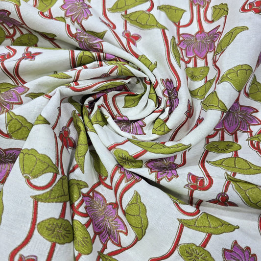 Cotton Flex Fabric 44" Wide | Dressmaking, Craft & Quilting Material by the Metre