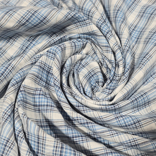 Sky Blue Mini Madras Check