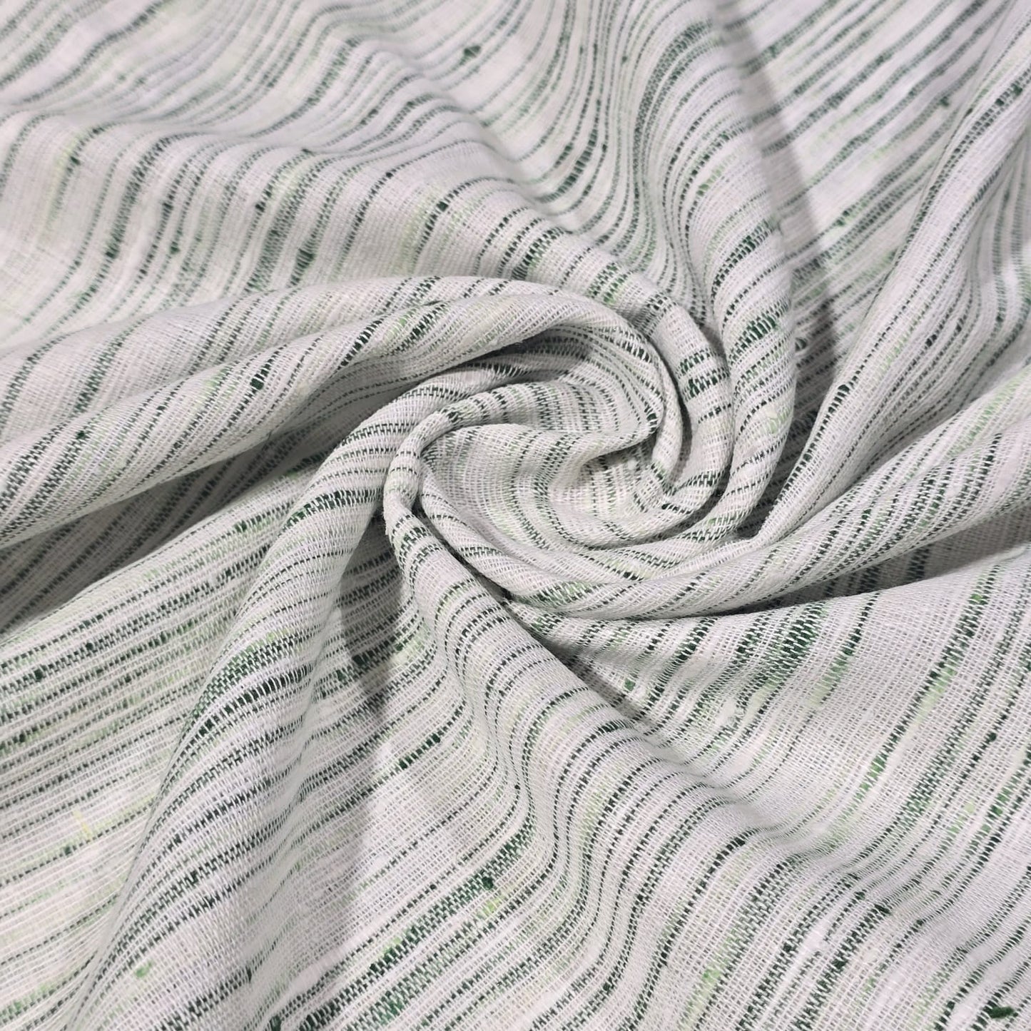 100% Cotton Linen Slub Fabric 44" Wide | Natural Dress Craft Material By The Meter