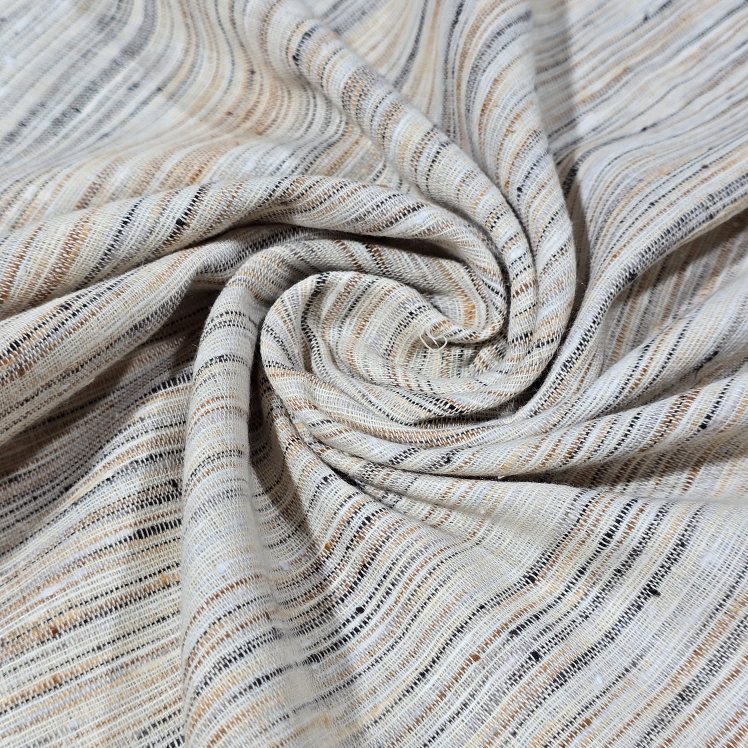 100% Cotton Linen Slub Fabric 44