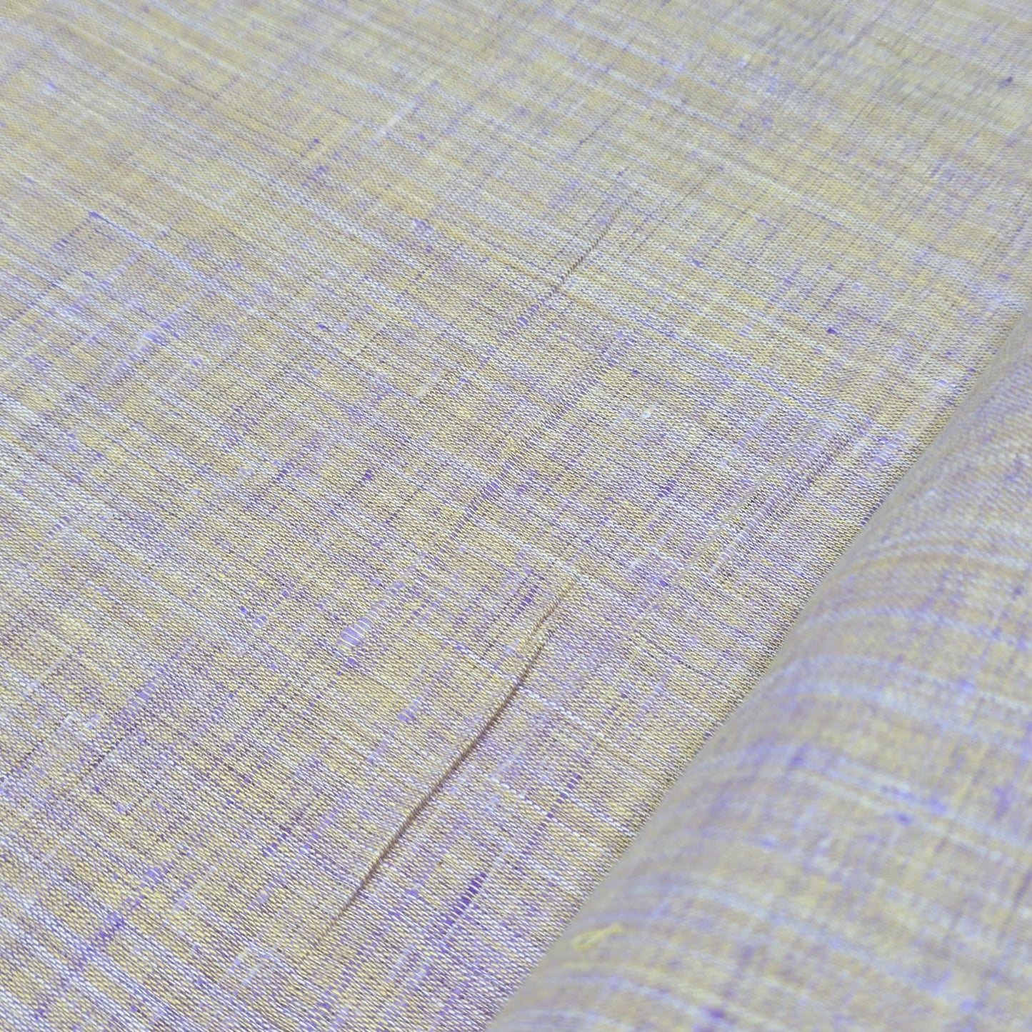 100% Cotton Linen Slub Fabric 44" Wide | Natural Dress Craft Material By The Meter