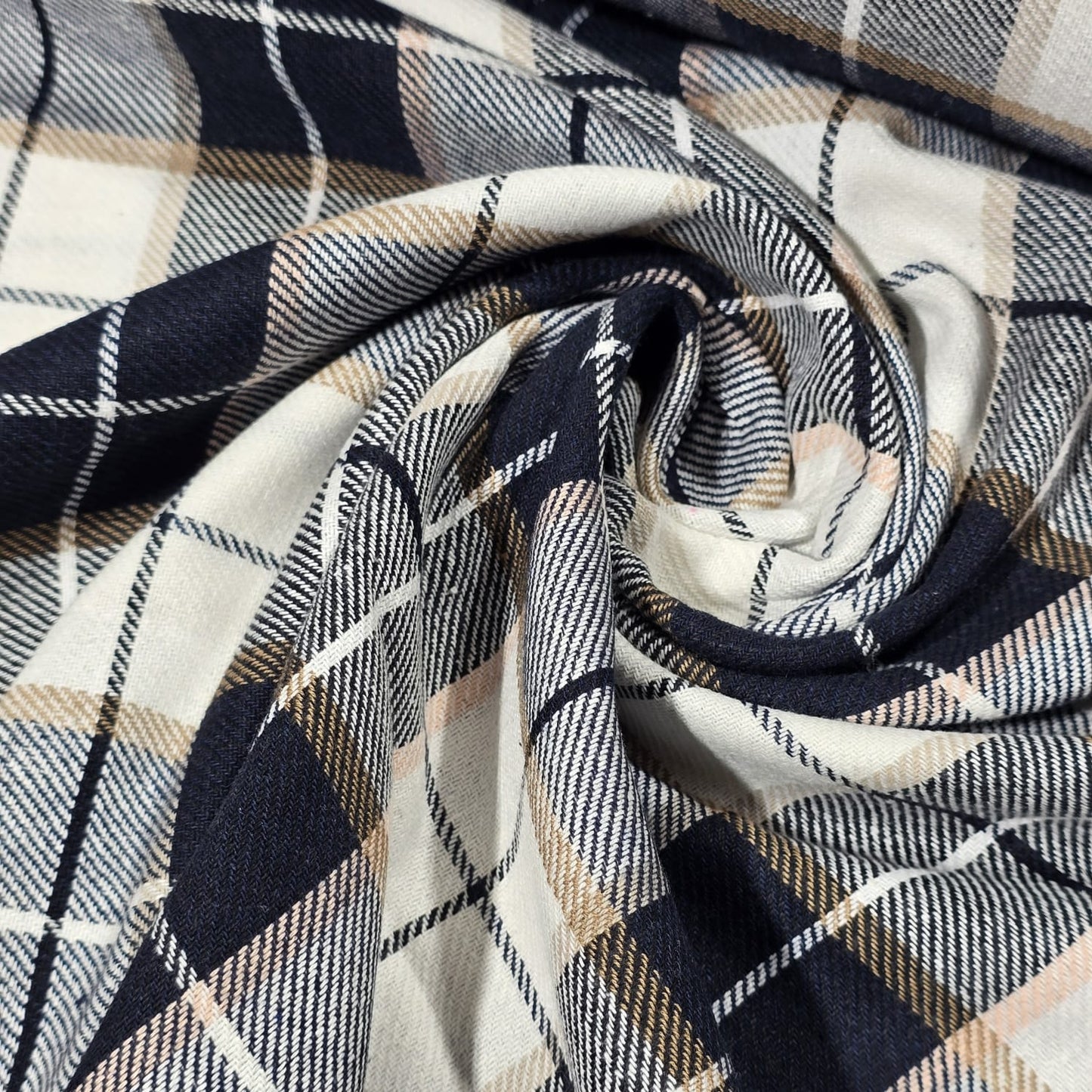 Soft Brushed Cotton Flannel Fabric 58" Dress Craft Costume Material By The Metre