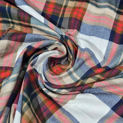 Soft Brushed Cotton Flannel Fabric 58" Dress Craft Costume Material By The Metre