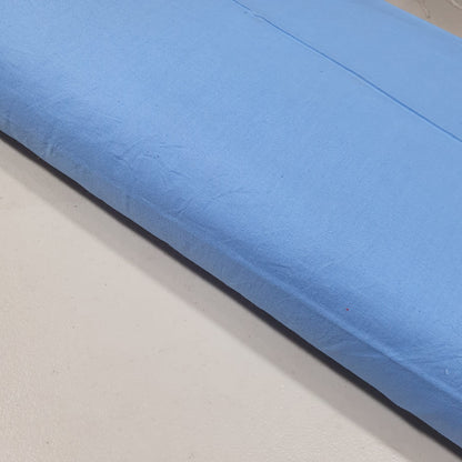 Sky Blue Plain 100% Cotton Poplin Fabric Soft Dress Craft Quilting Material 58" By The Meter