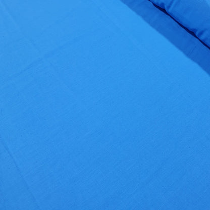 Sky Blue Plain 100% Cotton Poplin Fabric Soft Dress Craft Quilting Material 58" By The Meter
