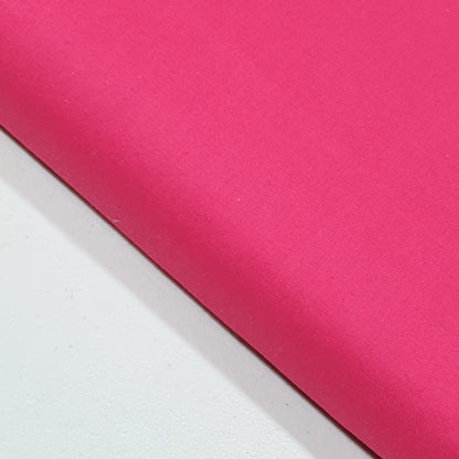 Hot Pink Plain Cotton Poplin Fabric Dress Craft Quilting Material 58" By The Meter