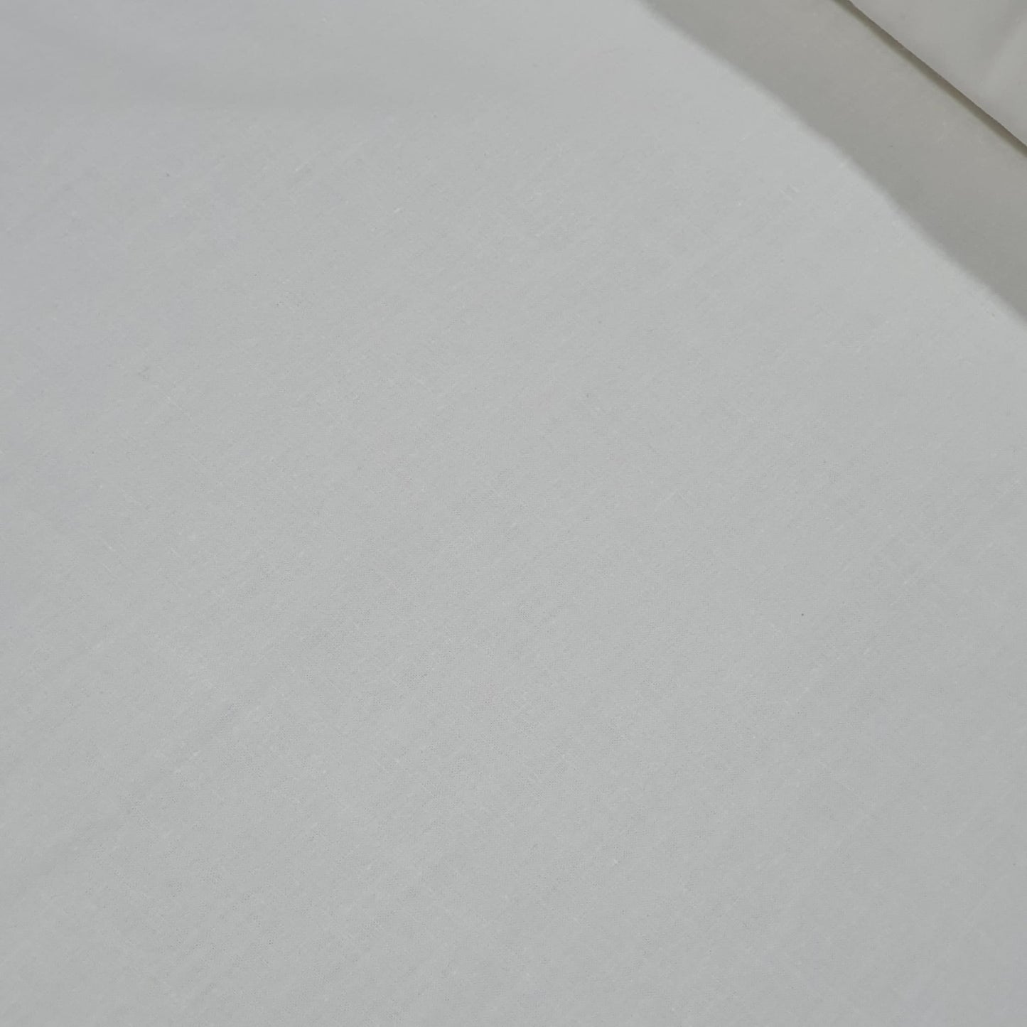 Ivory Plain Cotton Poplin Fabric Dress Craft Quilting Material 58" By The Meter