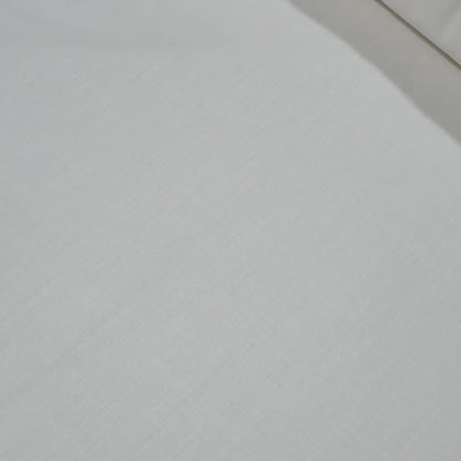 Ivory Plain Cotton Poplin Fabric Dress Craft Quilting Material 58" By The Meter