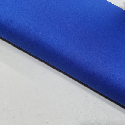 Royal Blue Plain Cotton Linen Fabric 58" Dress Craft Upholstery Material By The Meter