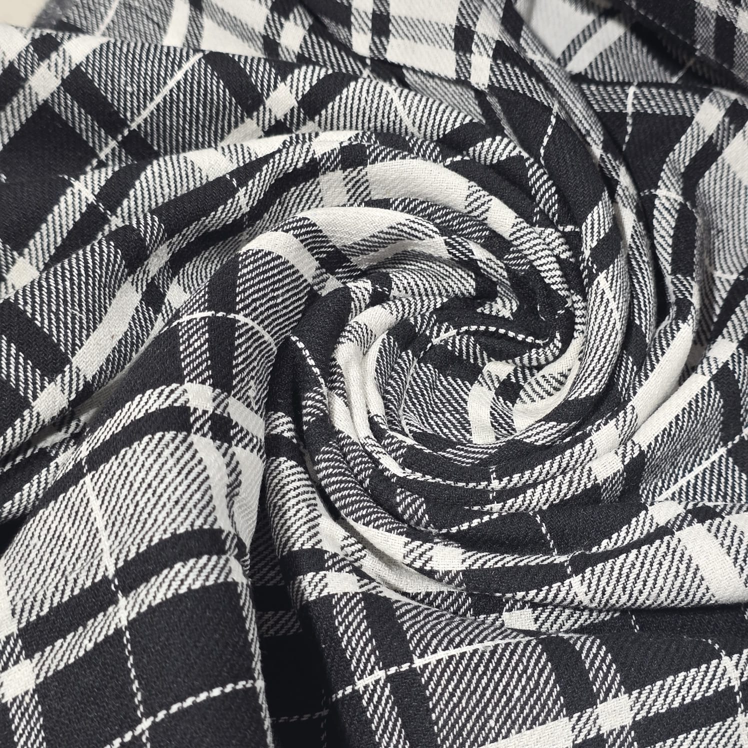 Tartan Brushed Cotton Fabric 42