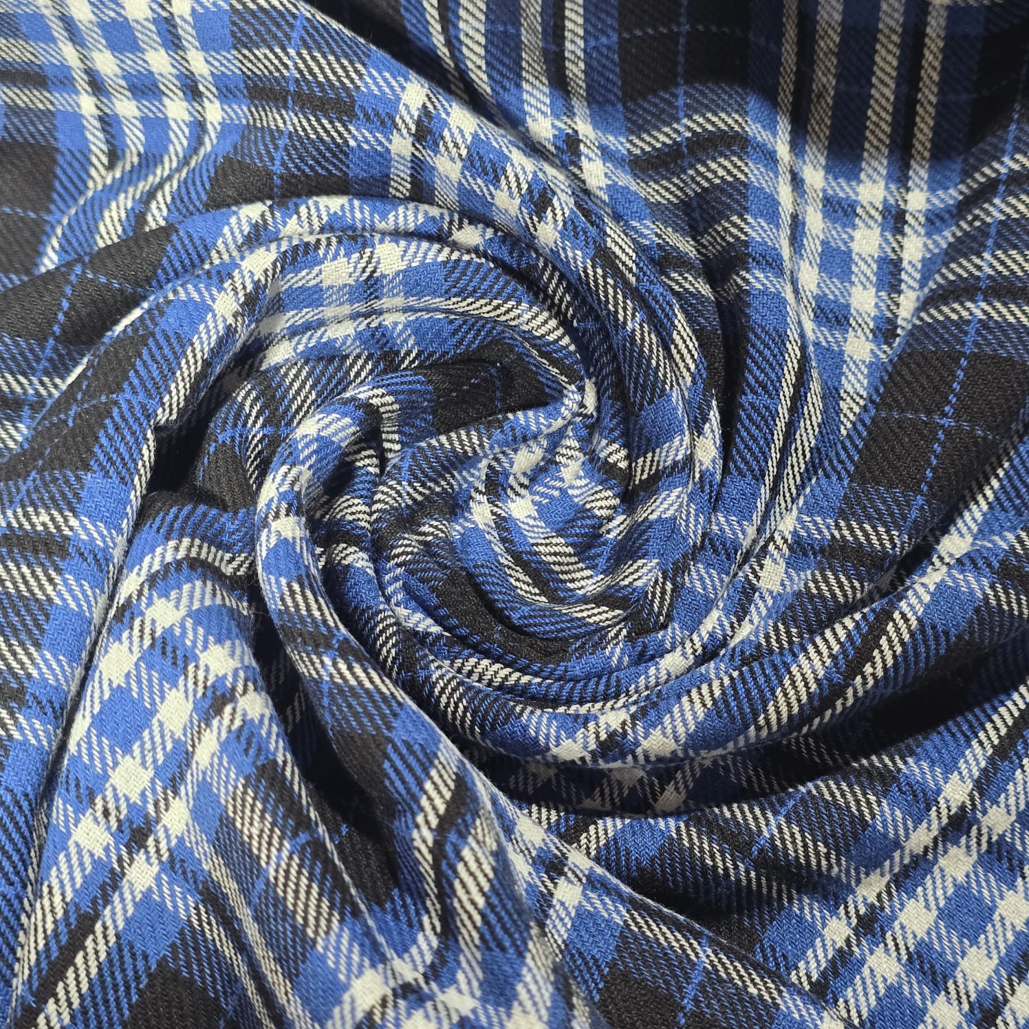 Tartan Brushed Cotton Fabric 42