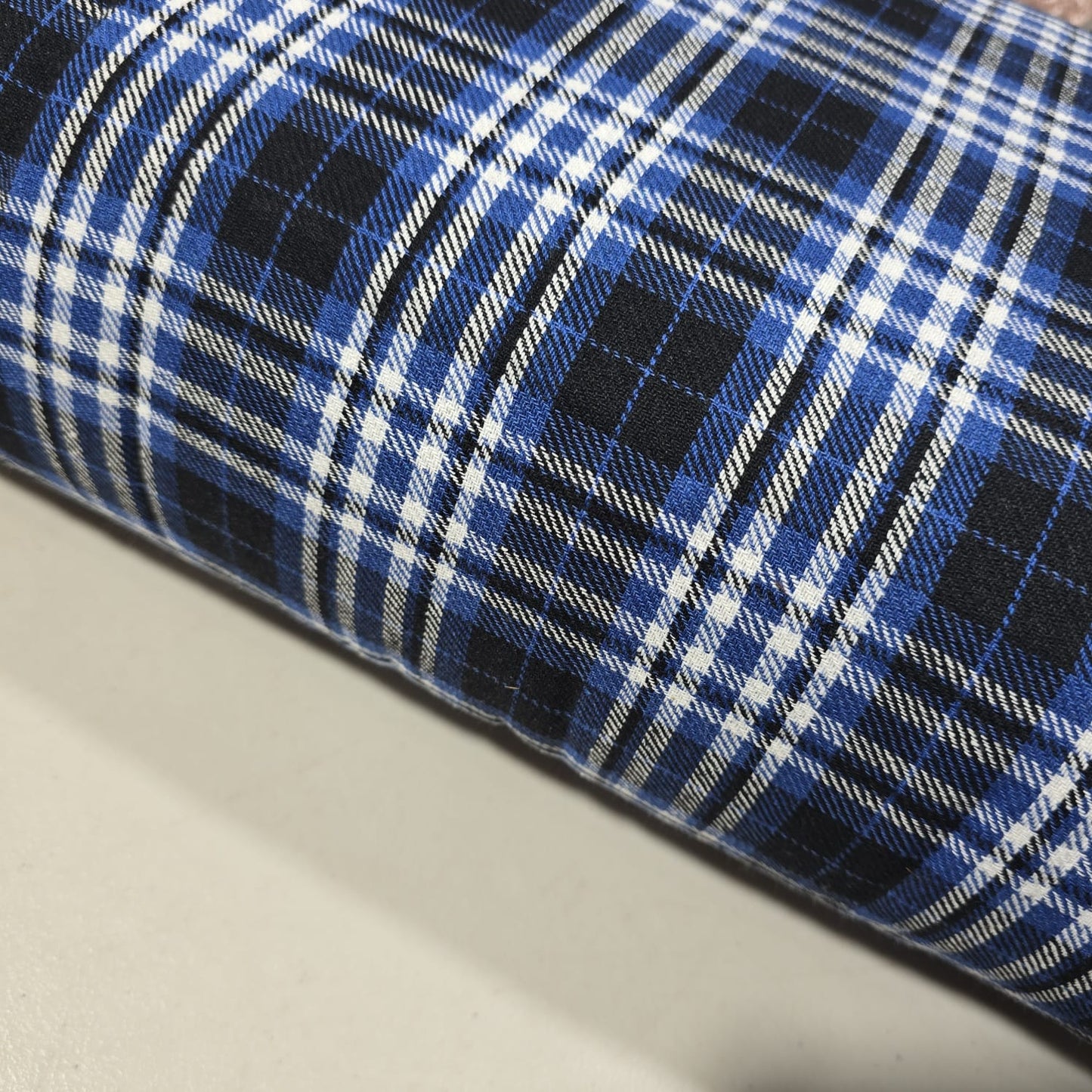 Tartan Brushed Cotton Fabric 42" Wide Check Plaid Dress Craft Material By The Meter