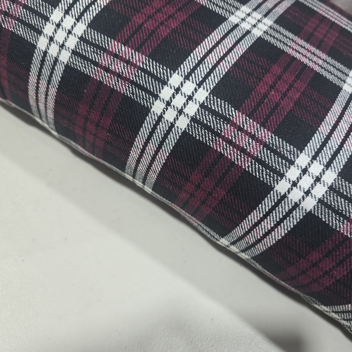 Tartan Brushed Cotton Fabric 42" Wide Check Plaid Dress Craft Material By The Meter