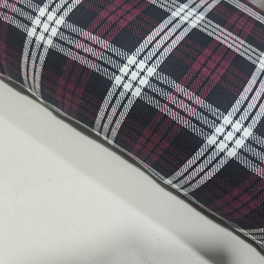 Tartan Brushed Cotton Fabric 42" Wide Check Plaid Dress Craft Material By The Meter