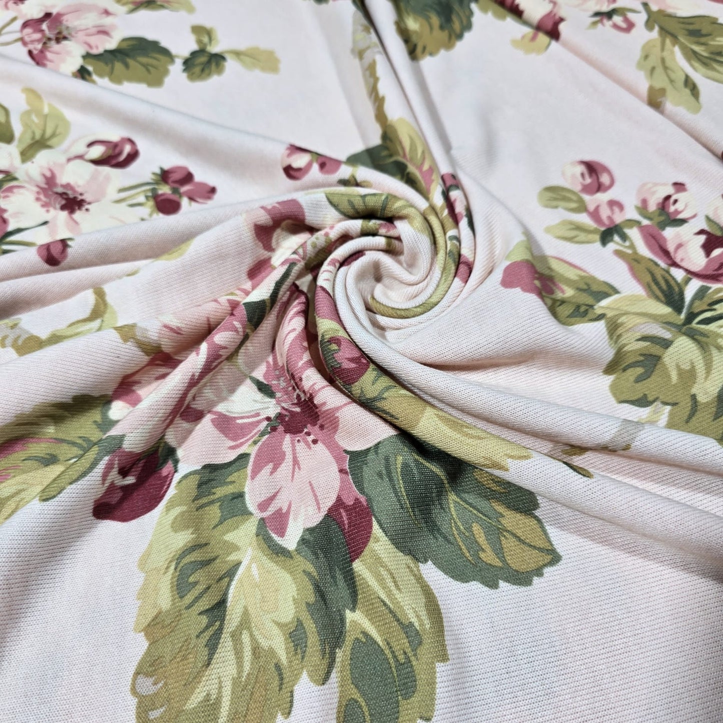 Deadstock Viscose Jersey Fabric 58" Wide | Soft Stretch Knit Dressmaking