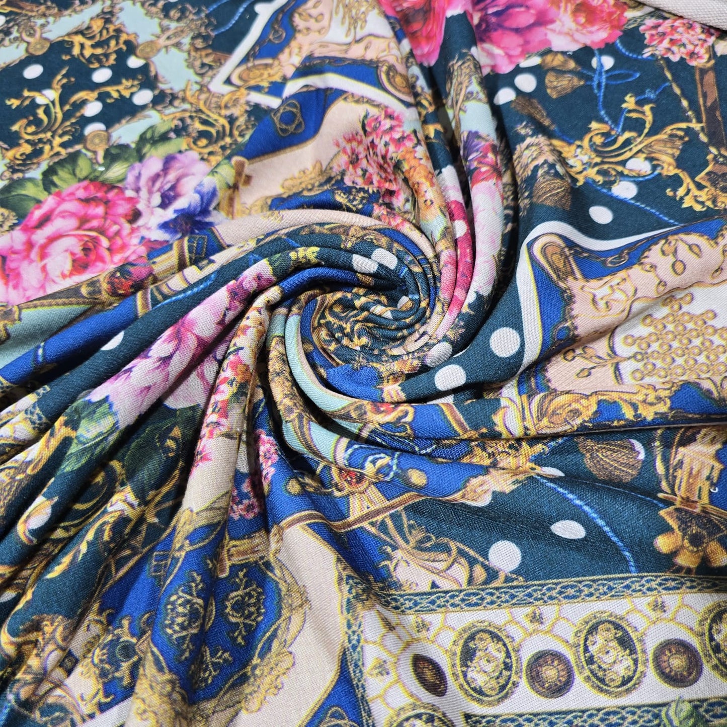 Deadstock Viscose Jersey Fabric 58" Wide | Soft Stretch Knit Dressmaking