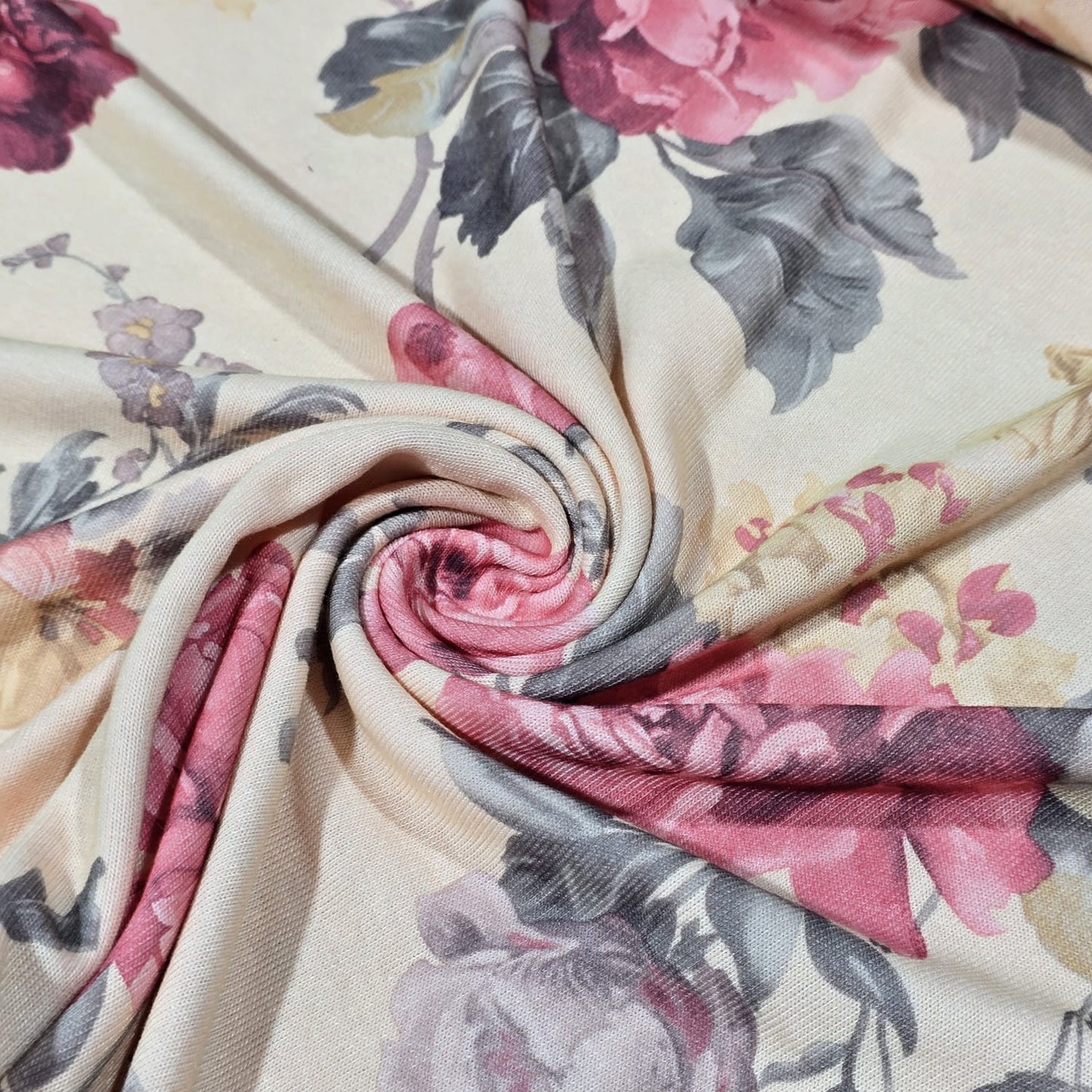 Deadstock Viscose Jersey Fabric 58" Wide | Soft Stretch Knit Dressmaking