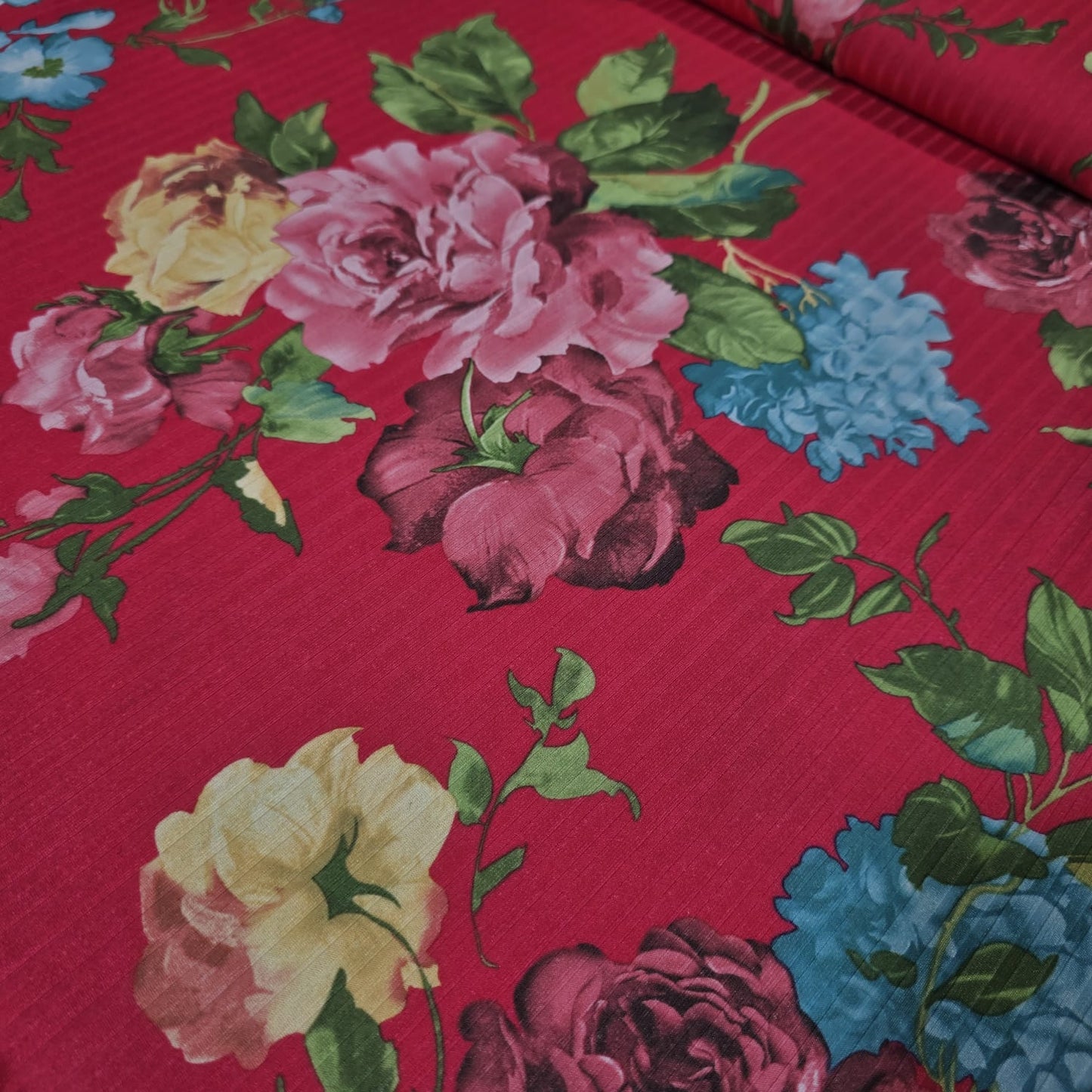 Pliss Ribbed Jersey Stretch Dress Fabric 58" By The Meter