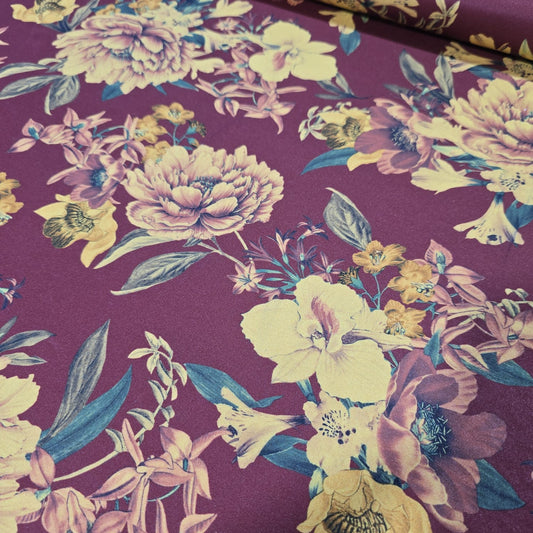 Scuba Fabric 58" Stretch Dressmaking Material By The Meter