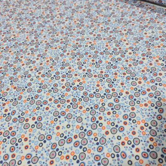Blue Multi / Retro Bubble