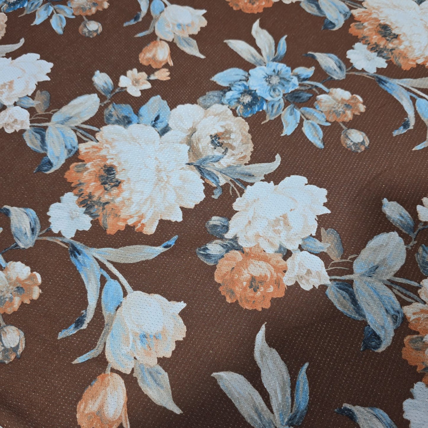 Floral Dri Fit Jersey Fabric 58" Sports Stretch Activewear Fabric By The Meter