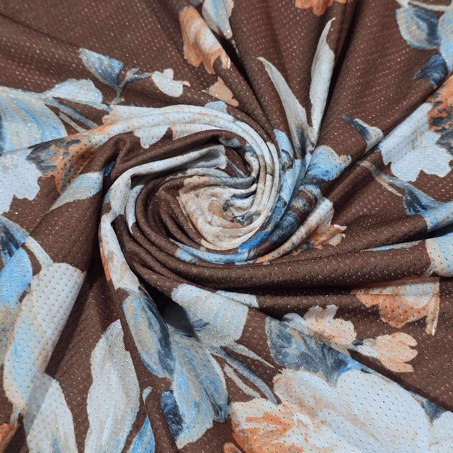 Floral Dri Fit Jersey Fabric 58" Sports Stretch Activewear Fabric By The Meter