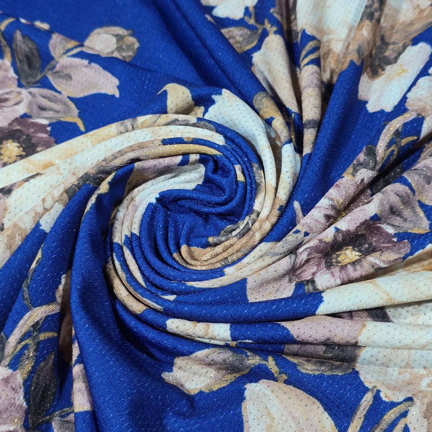 Floral Dri Fit Jersey Fabric 58" Sports Stretch Activewear Fabric By The Meter
