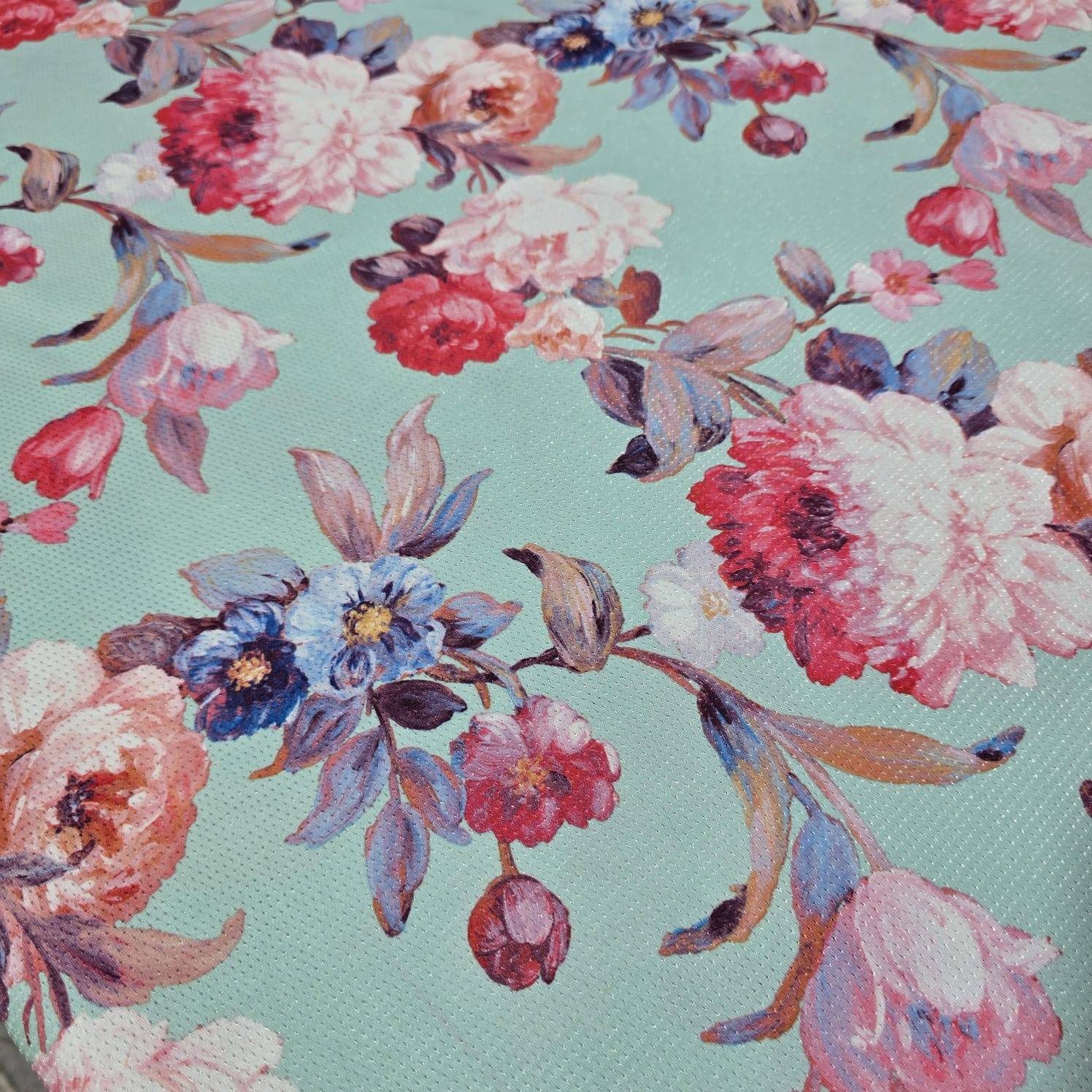 Floral Dri Fit Jersey Fabric 58