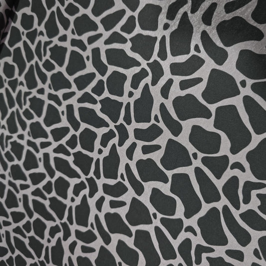 Grey Giraffe Print