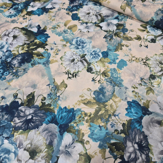 ITY Jersey Fabric – 58" Wide Stretch Dressmaking Fabric Sold By The Metre