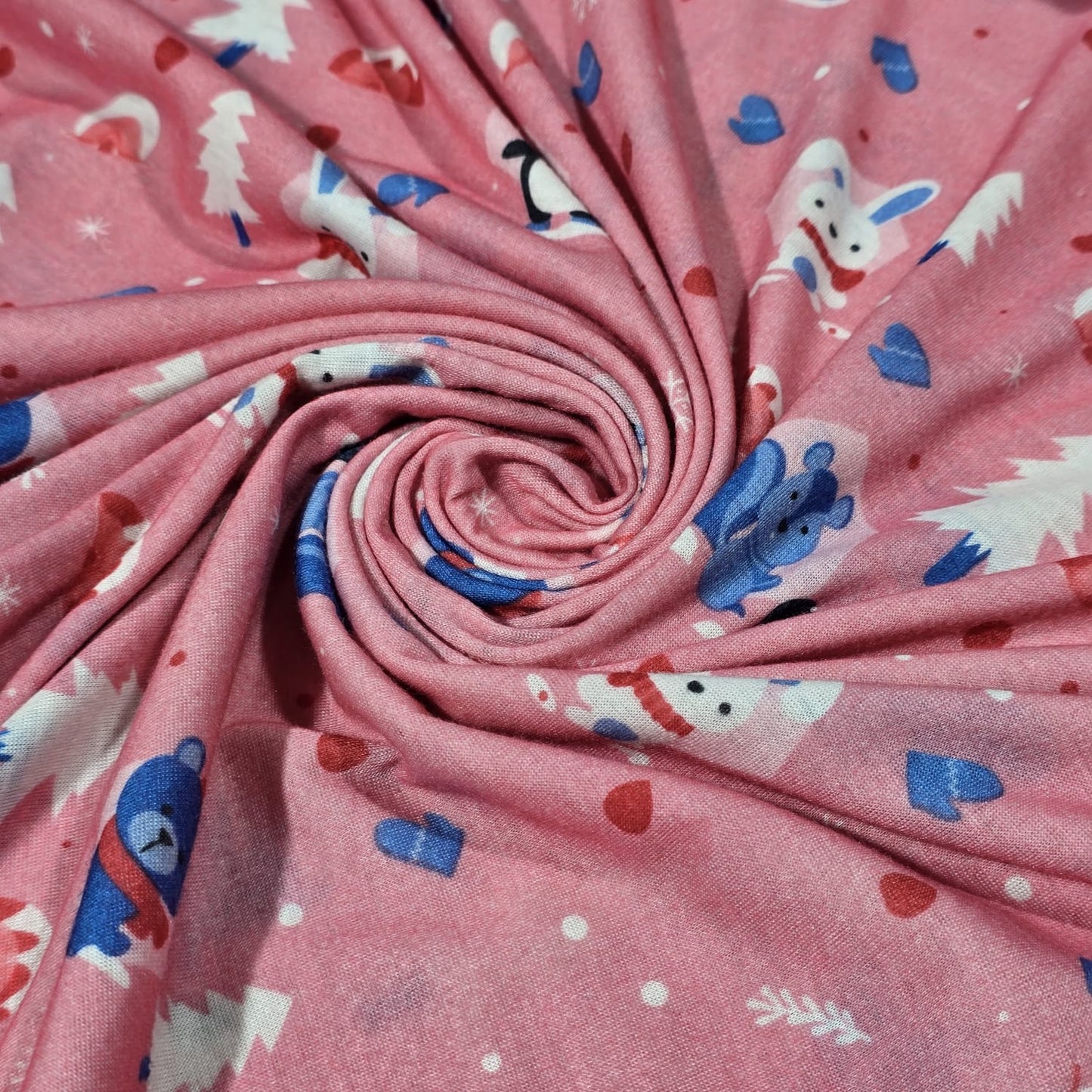 Printed Jersey Fabric 58" Wide Soft Stretch Dressmaking Fabric Sold By The Metre