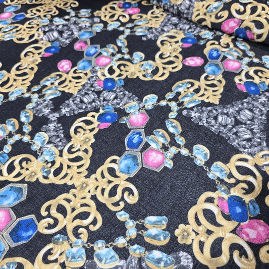 Luxury Baroque Jewel Print