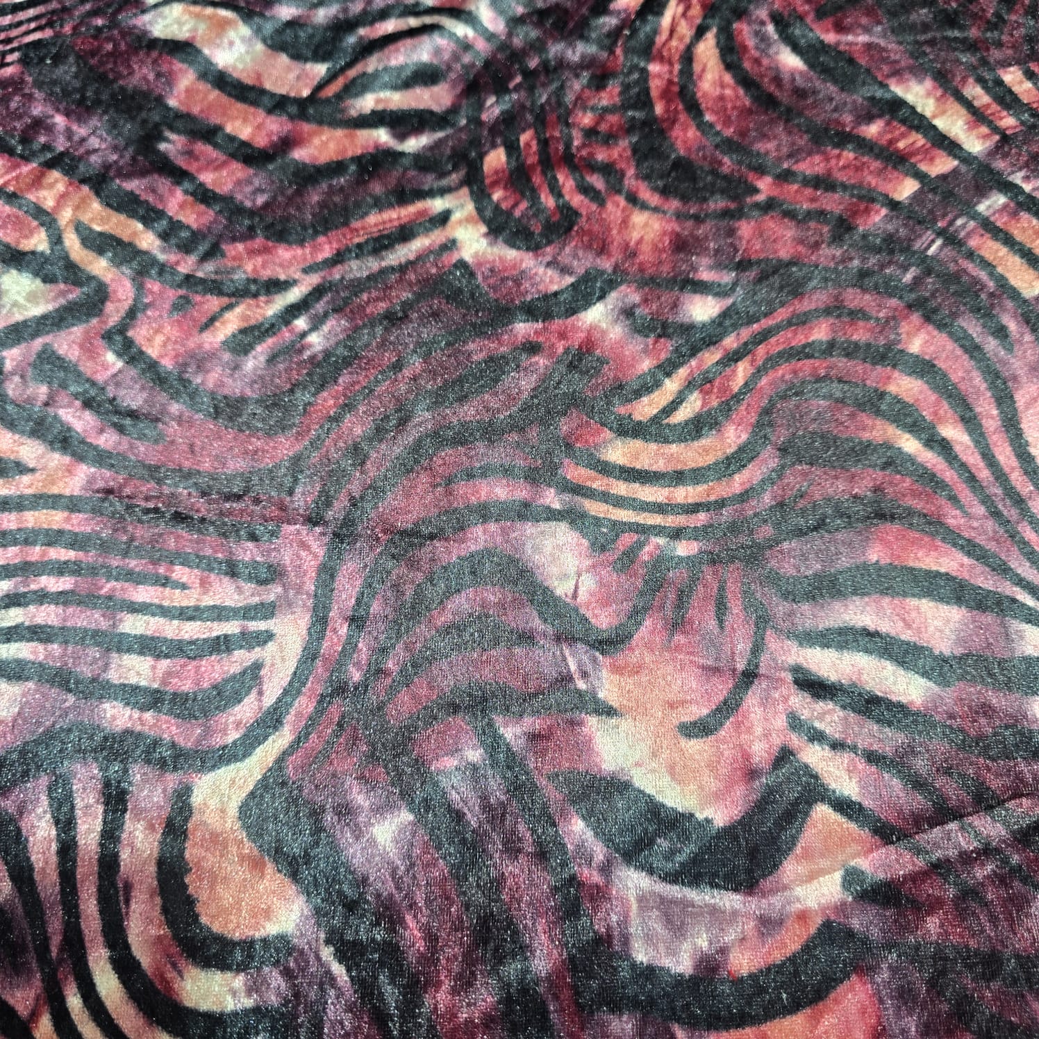 Stretch Velour Fabric Soft Velvet Jersey 58