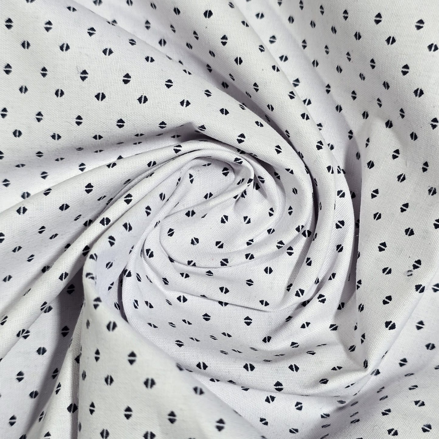 Geometric 100% Cotton Poplin Fabric | 58" Wide Printed Dressmaking, Quilting & Craft Fabric by the Metre