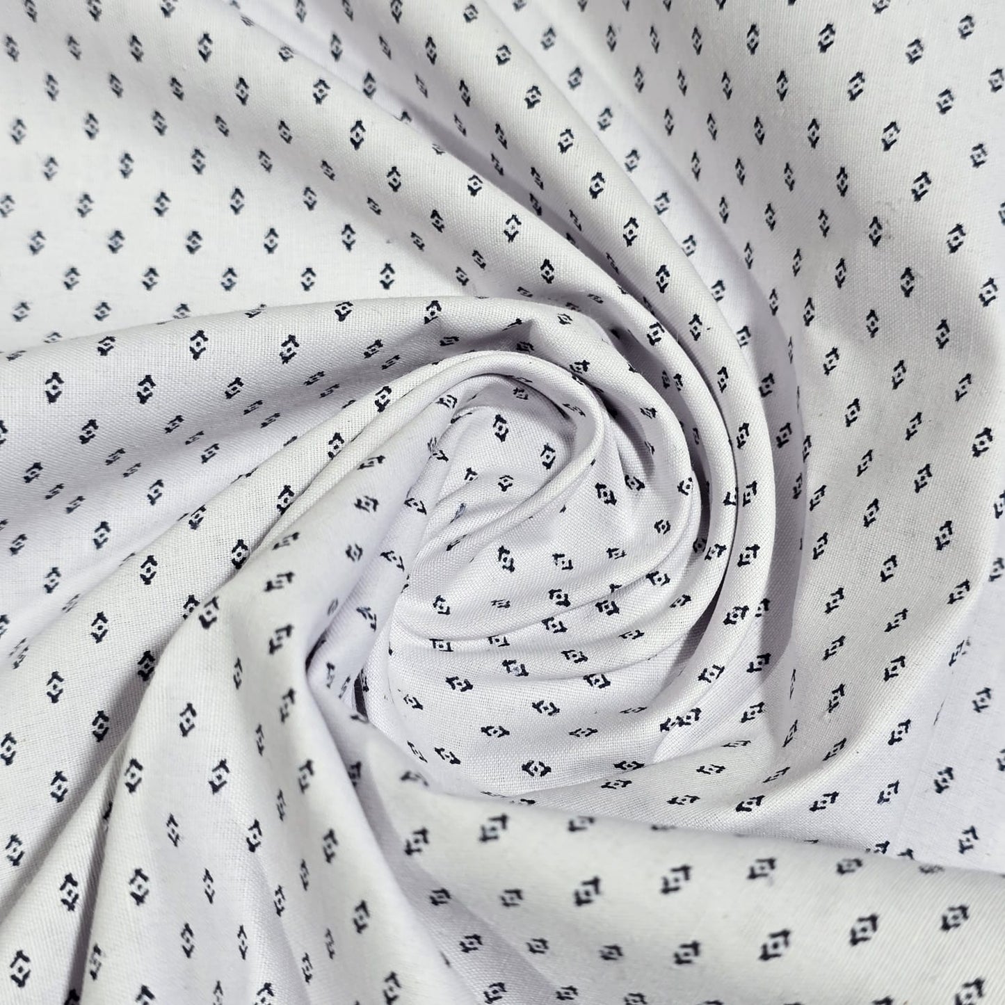 Geometric 100% Cotton Poplin Fabric | 58" Wide Printed Dressmaking, Quilting & Craft Fabric by the Metre