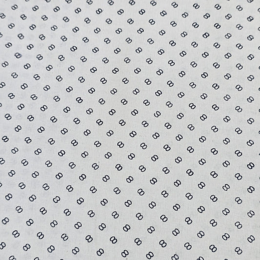 Geometric 100% Cotton Poplin Fabric | 58" Wide Printed Dressmaking, Quilting & Craft Fabric by the Metre