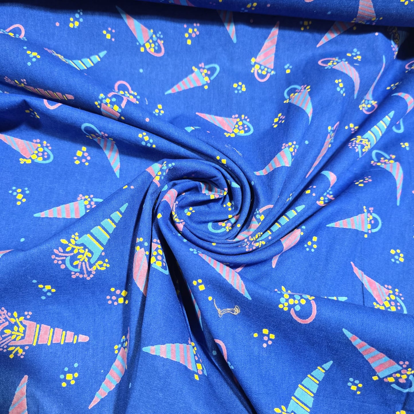 Umbrella Print 100% Cotton Poplin Fabric | 58" Wide Novelty Dressmaking & Quilting Fabric by the Metre