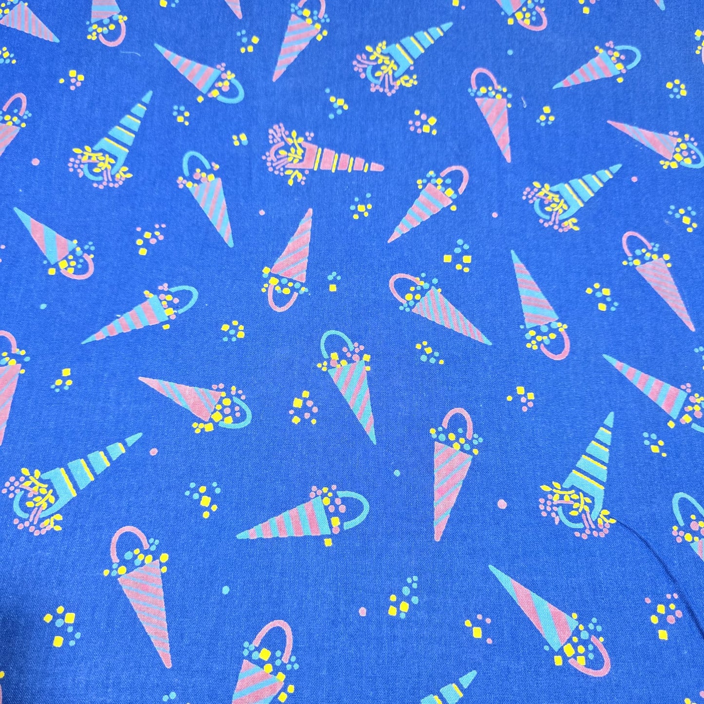 Umbrella Print 100% Cotton Poplin Fabric | 58" Wide Novelty Dressmaking & Quilting Fabric by the Metre
