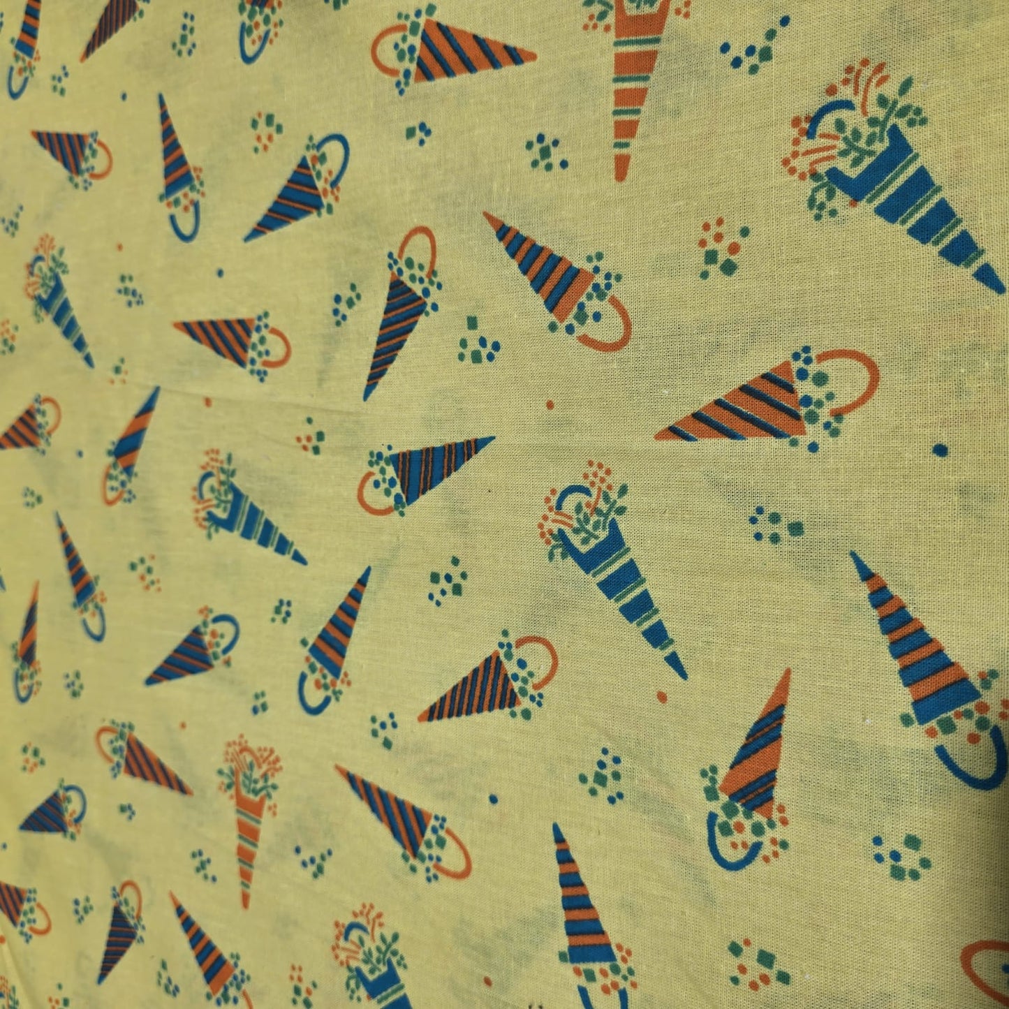 Umbrella Print 100% Cotton Poplin Fabric | 58" Wide Novelty Dressmaking & Quilting Fabric by the Metre