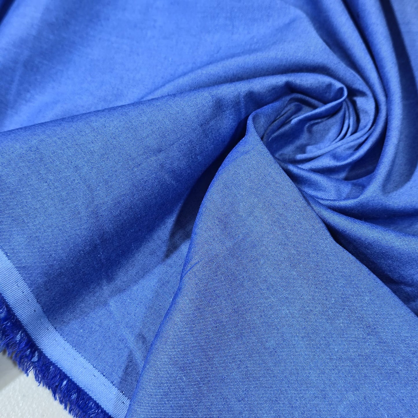 Premium 100% Cotton Chambray Fabric | 58" (147cm) Wide Dressmaking, Quilting & Craft Fabric – Sold by the Metre