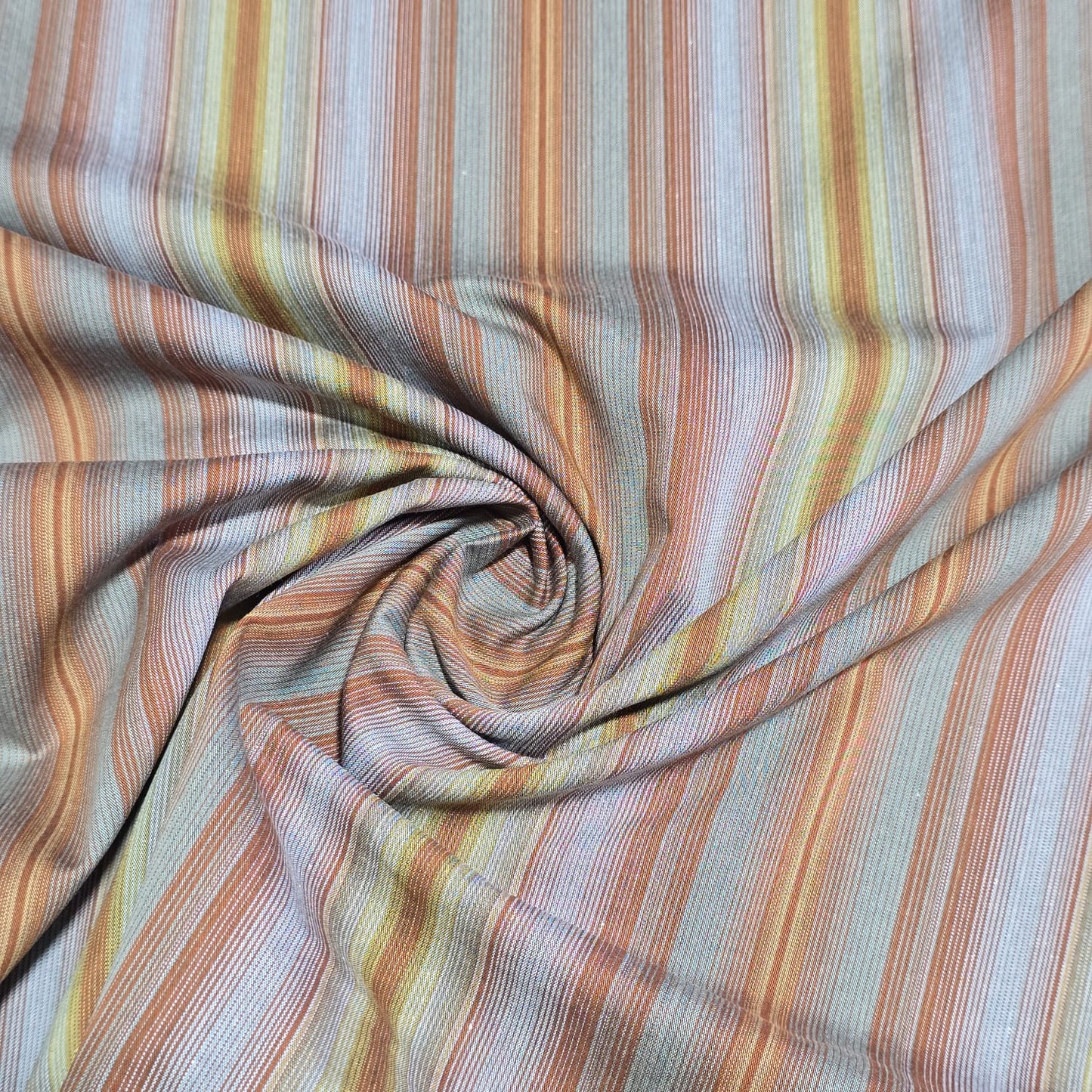 Premium 100% Cotton Stripe Fabric | 58" (147cm) Wide Woven Striped Material – Sold by the Metre