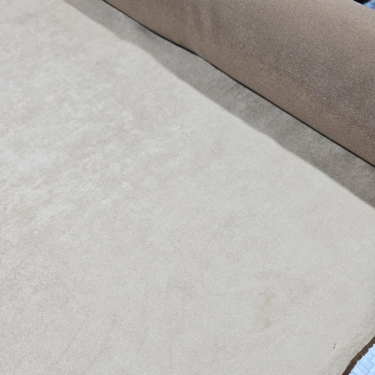 Beige Suede Fabric 44" Wide – Soft Faux Suede Material Sold by the Meter